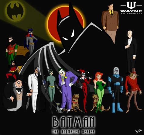 Batman The Animated Series Wallpaper All Characters