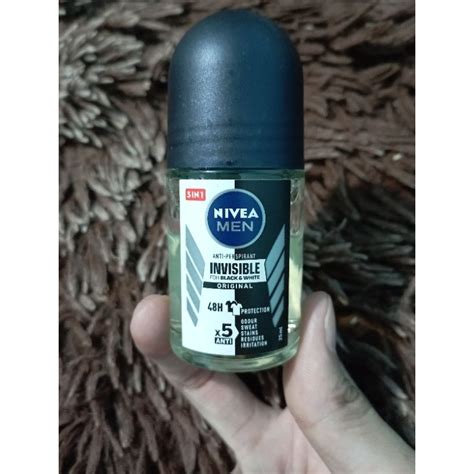 Nivea Men Invisible For Black White Original Deo Roll On 25ml Shopee