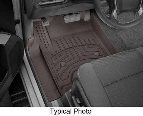 WeatherTech HP Front Auto Floor Mats High Wall Design Cocoa