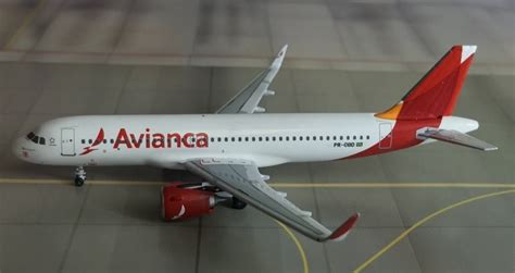 Avianca Brazil Airbus A320 NEO Reg PR OBD AC19290 Aero Classics Scale