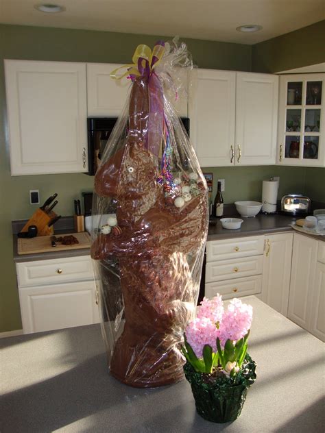 A Lusty Bit Of Nourishment Beware The Giant Chocolate Bunny