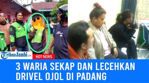 Waria Sekap Dan Lecehkan Driver Ojol Di Padang Youtube