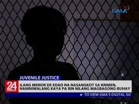 Ilang Menor De Edad Na Nasangkot Sa Krimen Naniniwalang Kaya Pa Rin