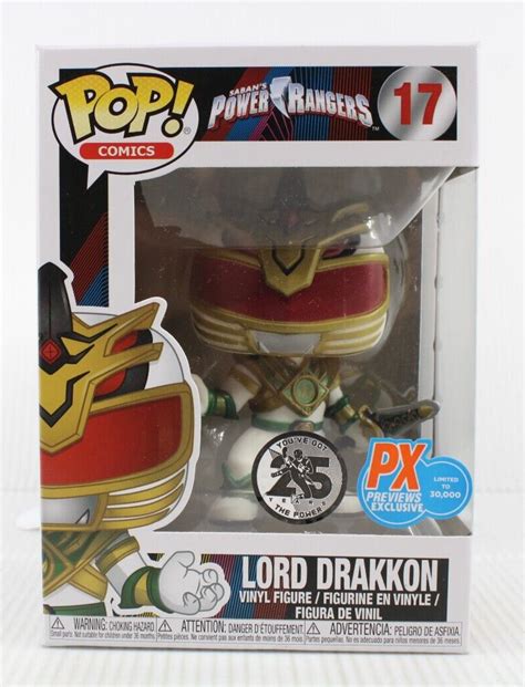 Funko Pop Lord Drakkon Px Exclusive Power Rangers Mmpr Vinyl Figure 17