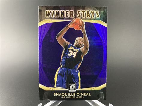 Shaquille ONeal 2020 21 Panini Donruss Optic 19 Winner Stays Purple