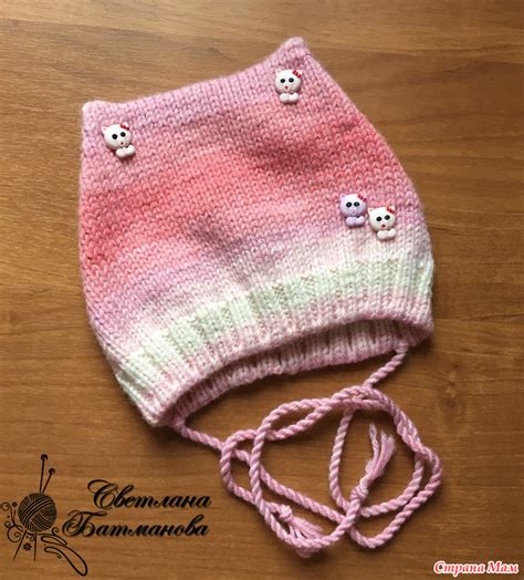 Шапочки для новорожденных - Вязание для детей - Страна Мам