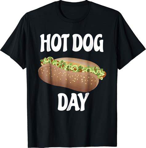 Hot Dog Day T Shirt Clothing Shoes And Jewelry