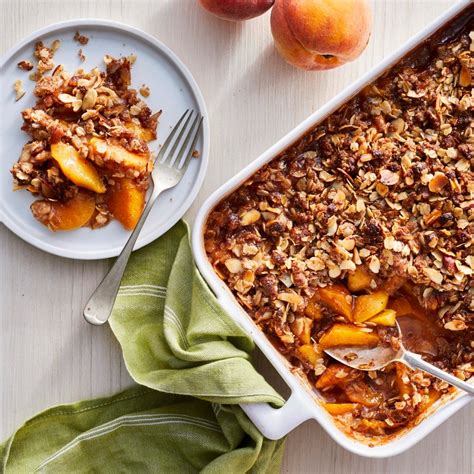 Gluten Free Peach Crisp Recipe Eatingwell