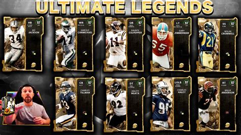 ALL THE MADDEN ULTIMATE LEGEND PACKS YouTube