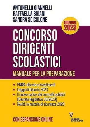 Amazon It Concorso Dirigenti Scolastici Manuale Per La Preparazione