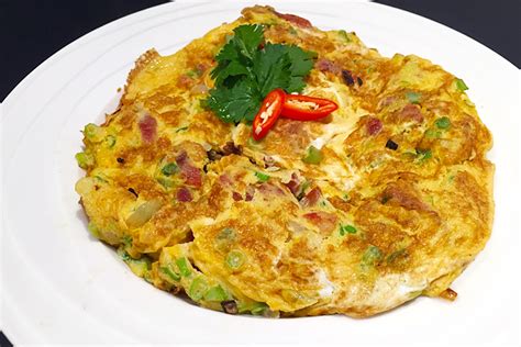 Chinese Style Fried Omelette Asian Inspirations