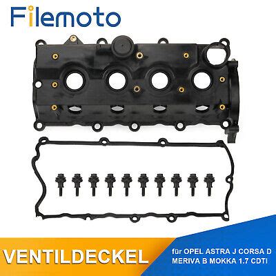 Ventildeckel mit Dichtung für OPEL ASTRA J CORSA D MERIVA B MOKKA 1 7