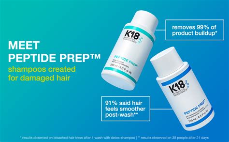 K18 Peptide Prep™ Color Safe Detox Clarifying Shampoo Non Stripping Ph Optimized