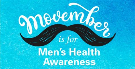 Movember Mens Health Awareness Month Healthwatch Wiganandleigh