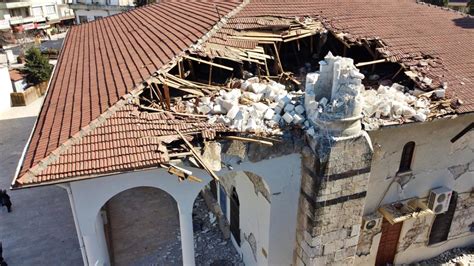 Osmaniye Enver L Hamid Camii Depremde Hasar G Rd Trt Haber Foto Galeri