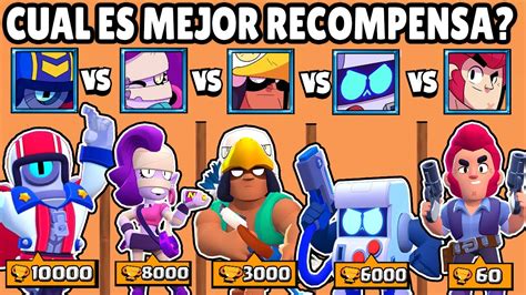 Cual Es El Mejor Brawler De Recompensa De Trofeos Nuevo Brawler Olimpiadas De Brawl Stars