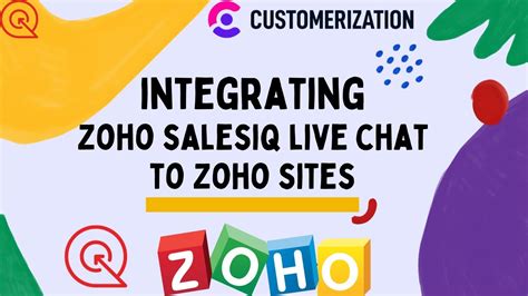 How To Integrate Zoho Salesiq Live Chat To Zoho Sites Zoho Salesiq