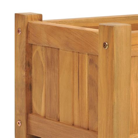 Hochbeet 150x30x25 Cm Massivholz Teak Abisko