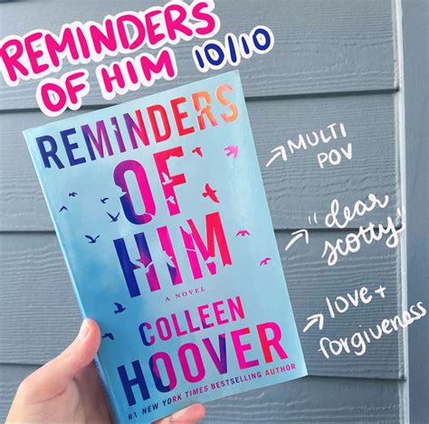 Reminders Of Him Colleen Hoover Reminder Book Cover Hoover