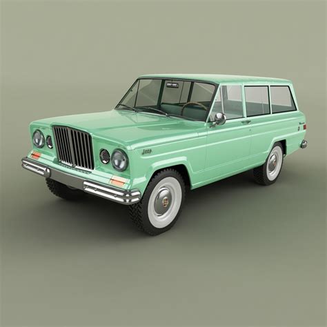 Jeep Wagoneer 2 Door 3d Model Cgtrader