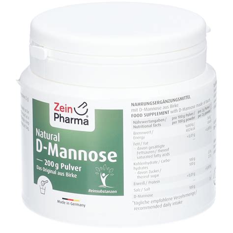 Natural D Mannose Pulver ZeinPharma 200 G Shop Apotheke At