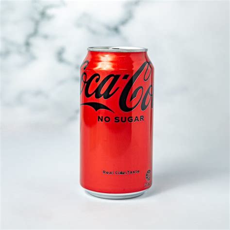 Coke No Sugar Can 375ml Plume Cafe