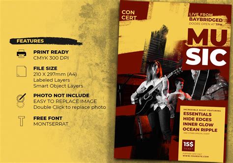 Free Concert Flyer Template Psd Free Psd Templates Labb By Ag