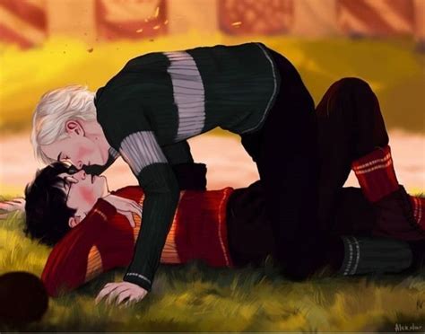 Imagens Drarry ~♥️💚 ♥️💚♥️💚 19~♥️💚 Drarry Fanart Drarry Harry Potter Scene