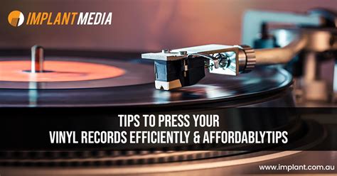 Tips To Press Vinyl Records With Efficiently And Affordably