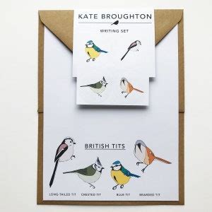 British Tits Writing Set Recycled Bird Stationery Etsy