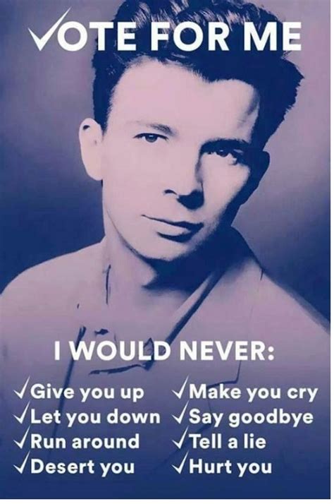 Never Gonna Give You Up Meme - Trend Meme