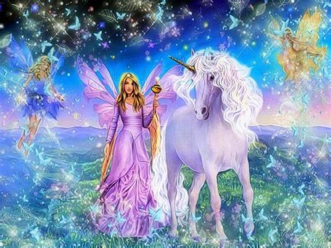 Diy D Diamond Mosaic Beauty Fairy Unicorn Handmade Diamond Painting