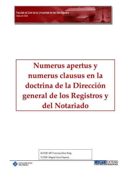 La Creaci N De Nuevos Derechos Reales Numerus Apertus Y Numerus