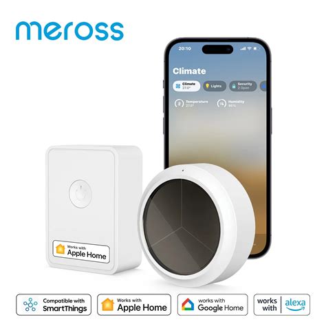 Meross Homekit Wifi Temperature Humidity Sensor Smart Indoor Hygrometer