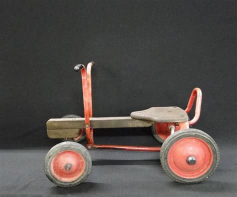 Sold Price Vintage Radio Flyer 230 Irish Mail Row Cart 25 L X 175 W