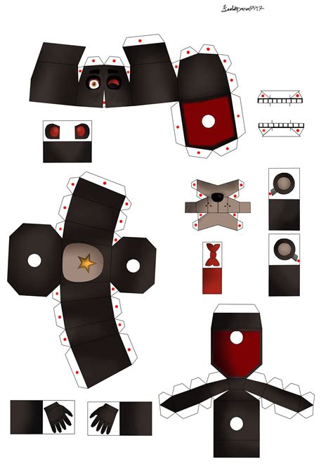 Fnaf Papercraft Templates