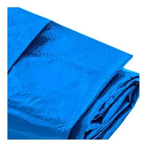 Lona Multiuso Nove Lona Polietileno Azul X M Impermeable De M X