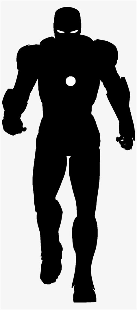 Iron Man Vector Black And White