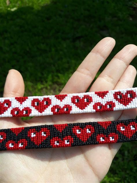 Red Heart Bracelets For Women Vsco Girl Stuff Love Etsy Heart