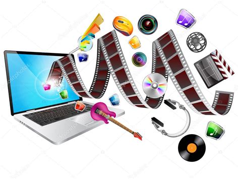 Laptop multimedia Stock Vector by ©pkdinkar 8934722