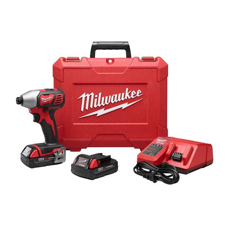 Milwaukee M Volt Lithium Ion In Cordless Impact Kit Ct