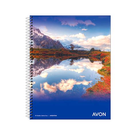 Cuaderno Espiralado Avon Tapa Flexible X Cm Hojas Rayadas