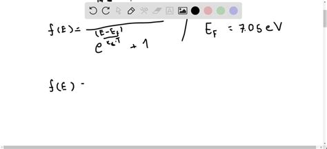 Calculate The Probability That A Conduction Electron Solvedlib