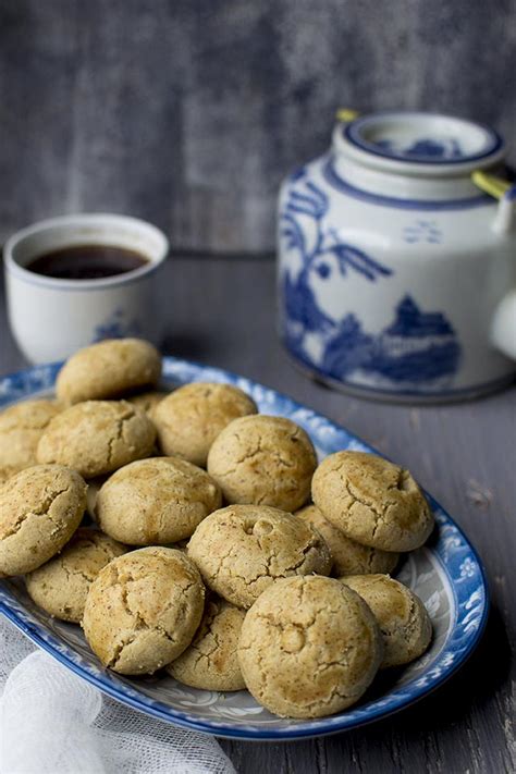 Chinese Peanut Cookies Hua Sheng Bing Cooks Hideout