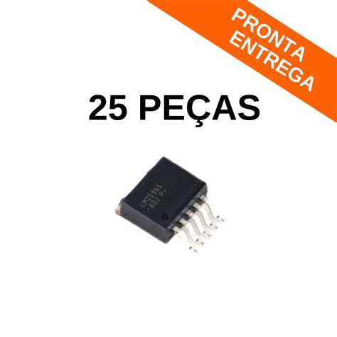 Kit 25 Peças Circuito Integrado LM2596SX ADJ NOPB TO 263 5 SMD