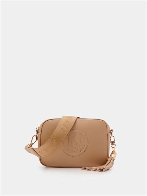 Beżowa torebka crossbody z chwostem Kolor beżowy MOHITO 958AF 80X