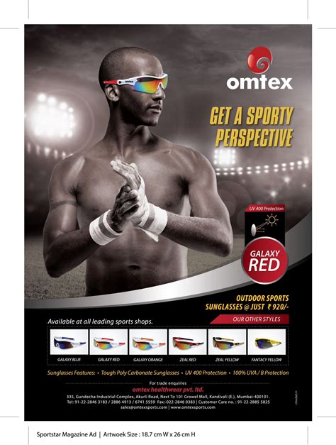 Summer Solution Buy A Sporty Eye Gear By Omtex Sports