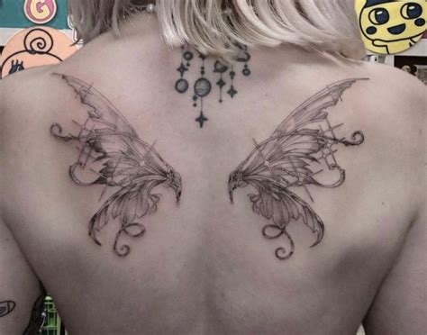 Fairy Wing Tattoos Wing Tattoos On Back Back Tattoo Women Fairy