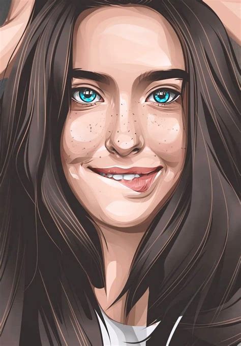 Illustration Vector Illustration Art Drawing Portrait Illustration Vector Art Portrait