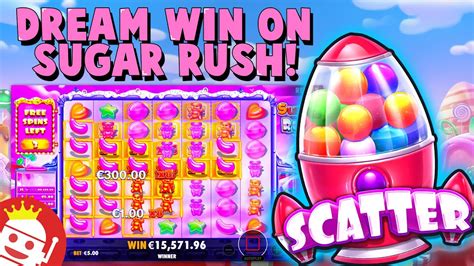 SUGAR RUSH SLOT GOES NUTS 5000x MAX WIN ON 5 EUR BET YouTube